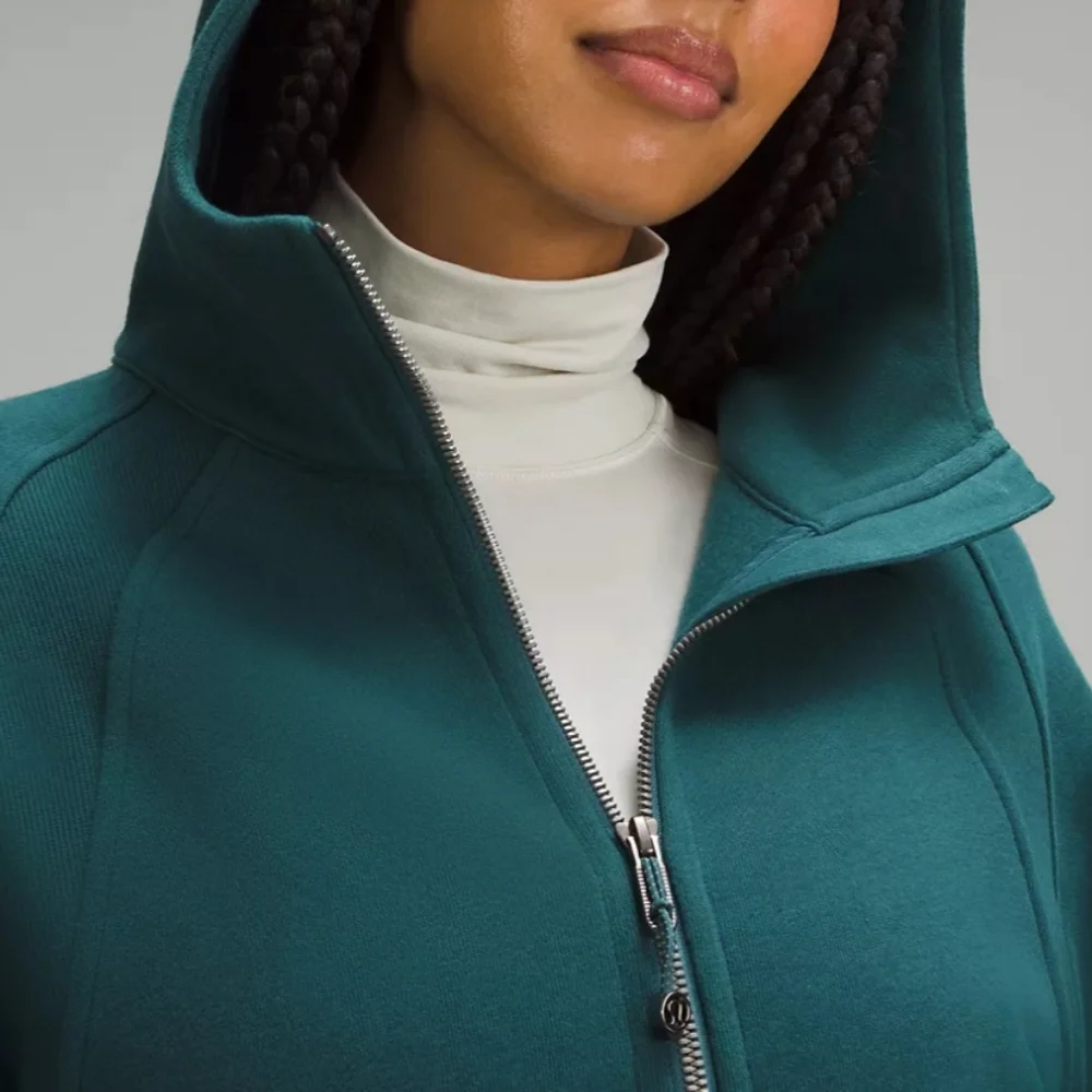 Lululemon Scuba Full Zip Oversized Hoodie in Green Jasper size M/L - Picture 5 of 17